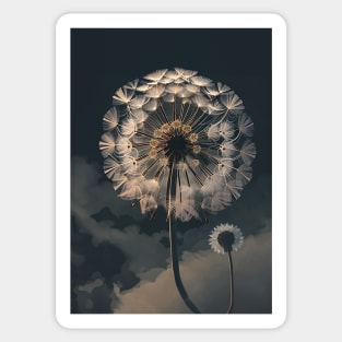 Rendered Dandelion Flower Sticker